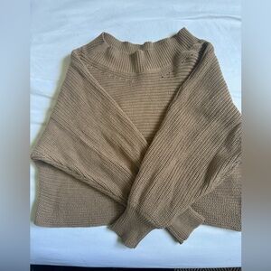 beige sweater